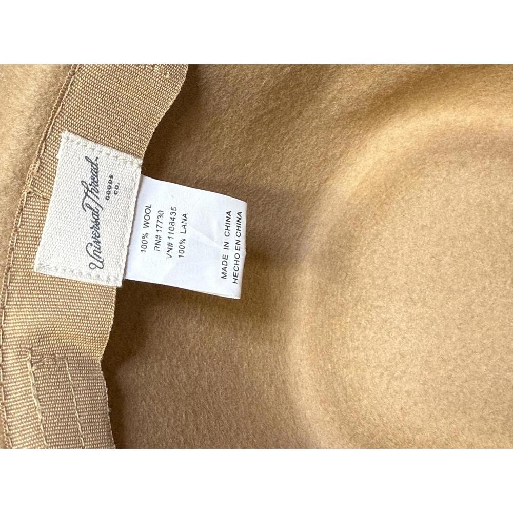 Universal Thread Camel Wool Felt Adjustable Wide … - image 4